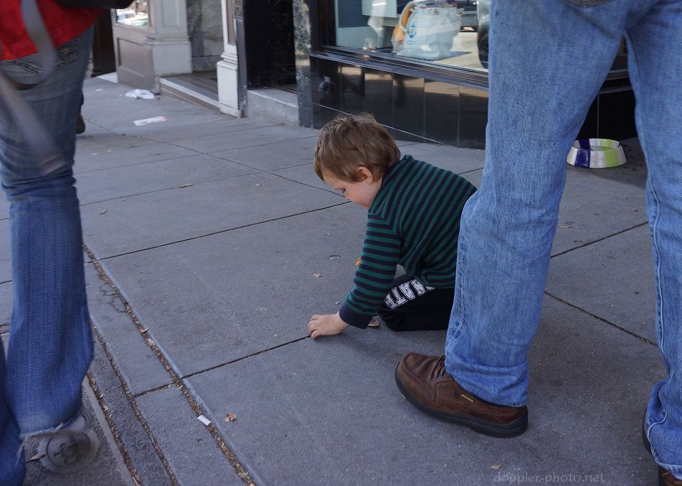 Sidewalk Sandbox: A Self-Portrait